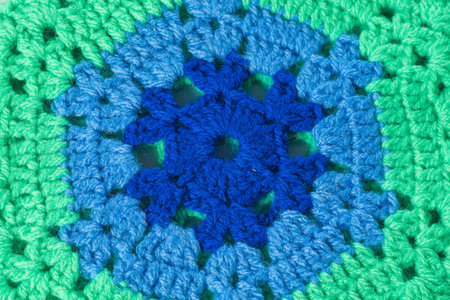pattern knitted wool clothes handmade close up