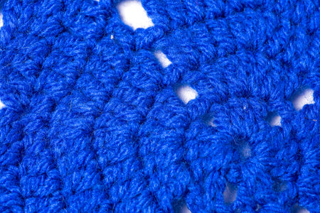 pattern knitted wool clothes handmade close up
