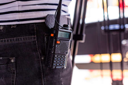 Behind the scenes of video production or video shootingの写真素材