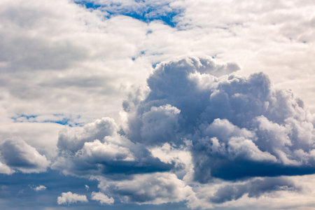 beautiful blue sky with clouds background. Sky clouds.