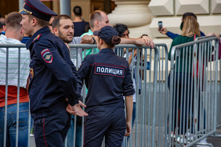June 16, 2018. World Cup 2018, football fans on the streets of M