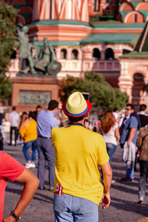 Moscow, Russia, June 20, 2018. World Cup 2018, football fans onのeditorial素材