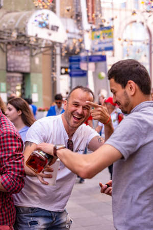 Moscow, Russia, June 20, 2018. World Cup 2018, football fans onのeditorial素材