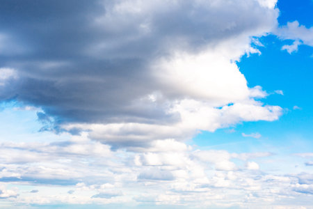 beautiful blue sky with clouds background. Sky clouds.