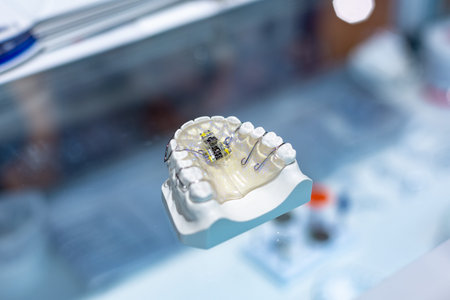 Dental orthodontic tools. Multi-colored device for making a molded tooth. Molding teeth.
