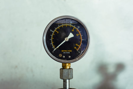 Manometers are the devices for gas pressure controlの写真素材
