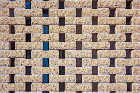 the texture of the wall of brickwork. architecture, constructionの写真素材