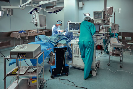 The doctors and nurses brainstorm power assisted surgery.