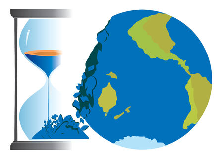 Glogal ecology.のイラスト素材