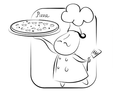 Pizza symbol のイラスト素材