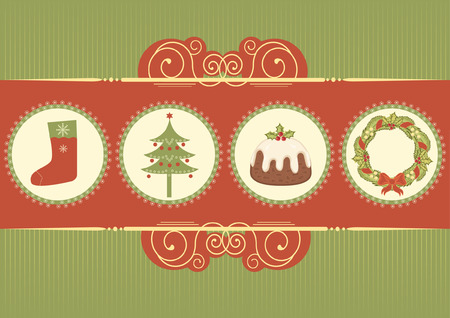 Christmas background のイラスト素材