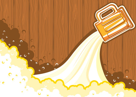 Beer background.color symbol of Illustration for designのイラスト素材