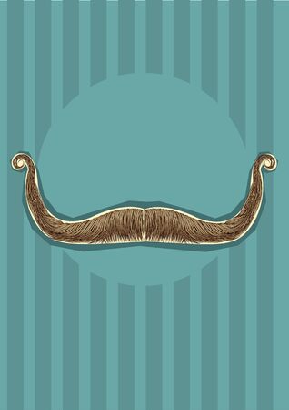 mustaches background.illustration for designのイラスト素材