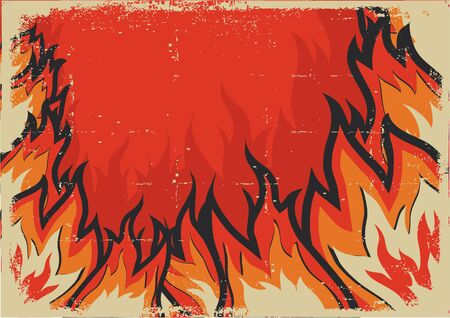 Fire backgroundのイラスト素材