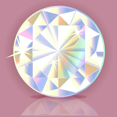 Bright jewelery stone isolated for designのイラスト素材