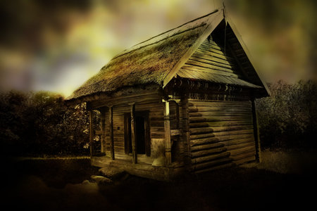 The old farmの写真素材