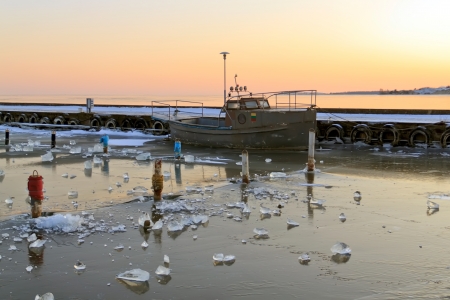 Pitfalls of iceの写真素材
