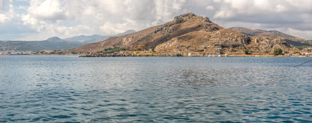 Greek islands near the Crete  panorama