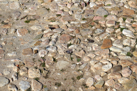 Stone floor detail patternの写真素材