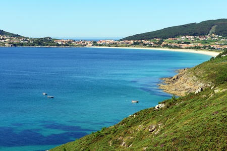 bay of fisterra galicia spain の写真素材