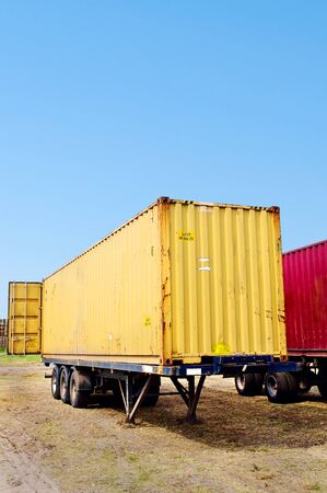colorful containers for shipping transport の写真素材