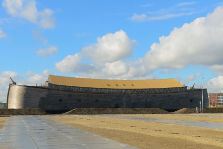the ark of noah in dordrecht netherlandsのeditorial素材