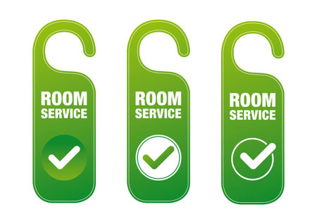 Room Serviceのイラスト素材