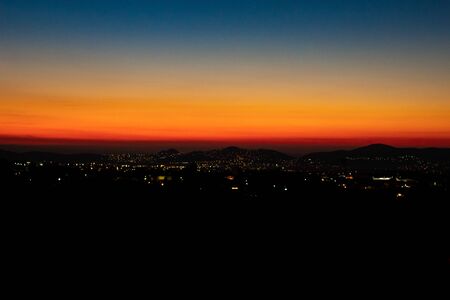 Sunrise Mexico Cityの写真素材