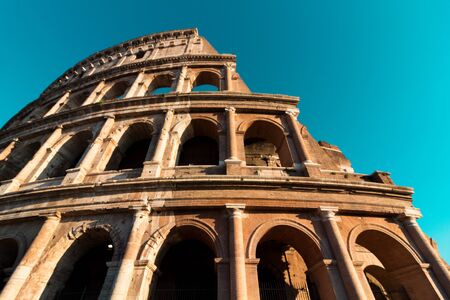 Colosseum, Rome morningの写真素材