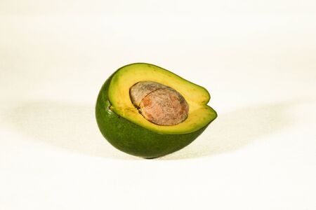 avocado isolated on white backgroundの写真素材