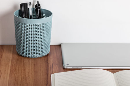 Pen holder on the desk