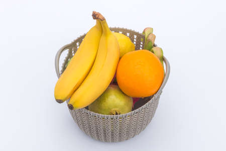 Fruits in the  basketの写真素材