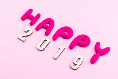 happy 2019 background conceptの写真素材