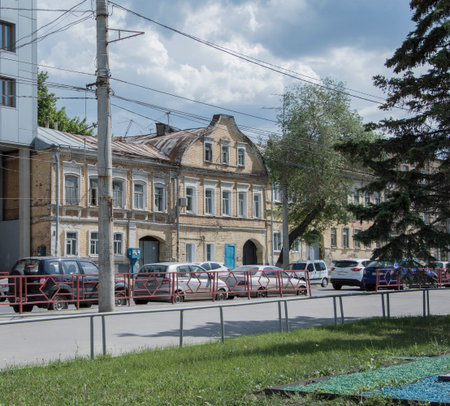 the old house in the street of Samara