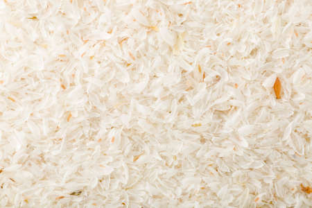 Psyllium seed husks texture background. Top view. Studio shot.の写真素材