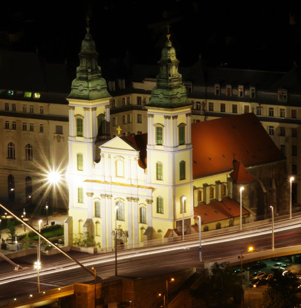 nagyboldogasszony parish in budapest hungaryのeditorial素材