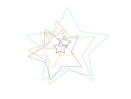 Random stars Christmas backgroundのイラスト素材