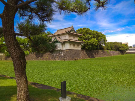 View of the Imperial Palace in Tokyo,Japan.のeditorial素材