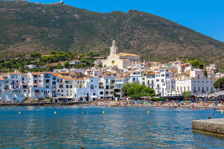 Main view of CadaquÃ©s, Costa Brava, Girona, Catalonia, Spain