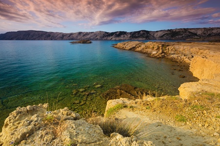  Landscape in Croatia, Rab, Loparの写真素材