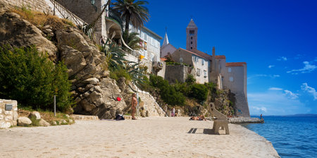 Croatia , Rab Cityのeditorial素材