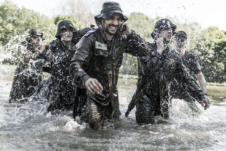Hungary, Orfu - May 3-8: Elite Challenge is a program designed both for civilians and professionals who wish to try out what it feels like to get through Special Forces selection just like if you wanted to get into the ranks of the US Army special forces.のeditorial素材