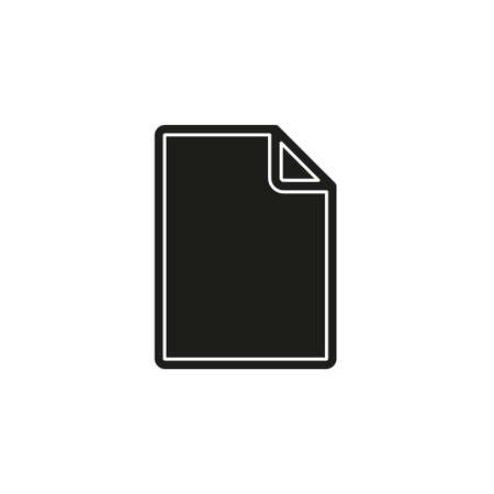 Simple Document isolated. Flat pictogram - simple iconのイラスト素材