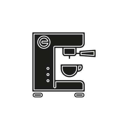 coffee maker icon, Coffee maker machine. Flat pictogram - simple iconのイラスト素材