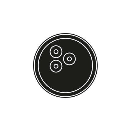 Bowling icon. vector bowling ball - bowling game, sport icon. Flat pictogram - simple iconのイラスト素材