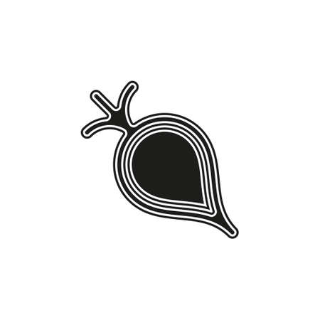 vector vegetable radish - fresh nature healthy illustration symbol isolated. Flat pictogram - simple iconのイラスト素材