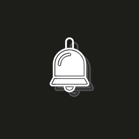 Simple Bell iconのイラスト素材