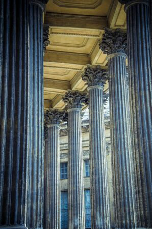 Columns Kazan Cathedralの写真素材
