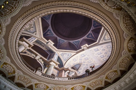 The painting on the ceiling of the room Pavlovsk Palaceのeditorial素材