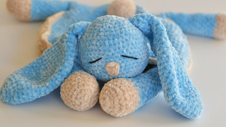 Amigurumi crochet soft toy for babies handmadeの写真素材